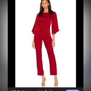 LPA Rosita Red Jumpsuit size S